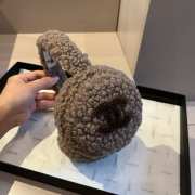 Uubags Chanel Earmuffs Shearling Lambskin In Brown - 4