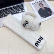 Uubags Miu Miu Earmuff & Fur Scarf Set  - 5
