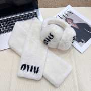 Uubags Miu Miu Earmuff & Fur Scarf Set  - 4
