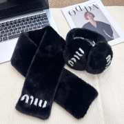 Uubags Miu Miu Earmuff & Fur Scarf Set  - 3