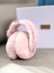 Uubags UGG Sheepskin Embroidery Earmuff In Pink - 6