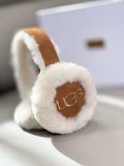Uubags UGG Sheepskin Embroidery Earmuff In Brown - 6