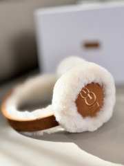 Uubags UGG Sheepskin Embroidery Earmuff In Brown - 4
