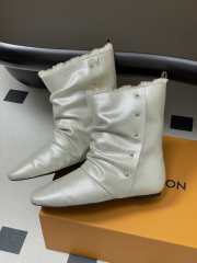 Uubags Louis Vuitton Nomad Boot In Silver Metallic Shearling Lining - 6