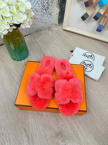 Uubags Hermes sandal in shearling 04