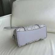 Uubags Tory Burch T Monogram Utility Mini Barrel Bag In Grey 20.5x12x9.5cm - 4