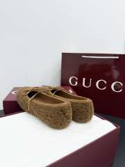 Uubags Gucci Horsebit ballet flat brown merino wool - 5