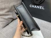Uubags Chanel Vintage Black And Gold Double CC Turn Lock Bag 25cm - 5