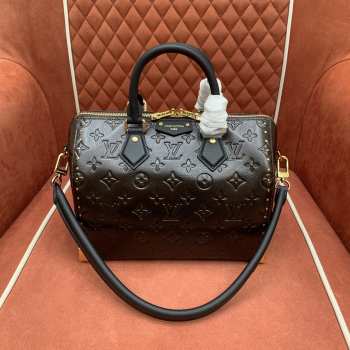 Uubags Louis Vuitton M26392 Speedy Trunk 25 Acajou Bag 27x20x15cm