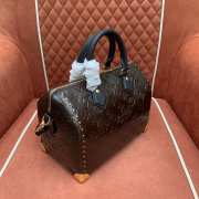 Uubags Louis Vuitton M26392 Speedy Trunk 25 Acajou Bag 27x20x15cm - 2