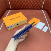 Uubags Louis Vuitton M15320 Passport Cover Monogram Blue Frost 14x10x2.5cm - 2