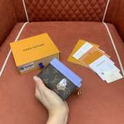 Uubags Louis Vuitton M15324 Charms Card Holder Monogram Blue Frost 10x7cm - 4