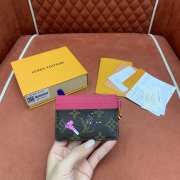 Uubags Louis Vuitton M15324 Charms Card Holder Monogram Pink Frost 10x7cm - 4