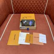 Uubags Louis Vuitton M15341 Key Pouch Monogram Blue Frost 12x7x1.5cm - 1