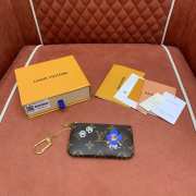 Uubags Louis Vuitton M15341 Key Pouch Monogram Blue Frost 12x7x1.5cm - 5