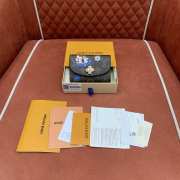 Uubags Louis Vuitton M15323 Rosalie Coin Purse Monogram Blue Frost 11x8x2.5cm - 1