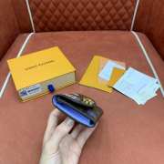 Uubags Louis Vuitton M15323 Rosalie Coin Purse Monogram Blue Frost 11x8x2.5cm - 2