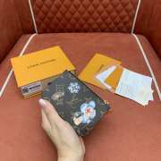 Uubags Louis Vuitton M15333 Romy Card Holder Monogram Snowy Pearl 12x8x0.8cm - 5