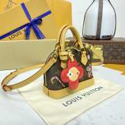 Uubags Louis Vuitton M12199 Nano Alma Bag In Monogram/ Candy Red 18x12x8cm - 6