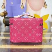 Uubags Louis Vuitton M26889 Nice Mini Bag Rose Pondichery Pink 20x13.5x12cm - 5