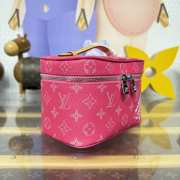 Uubags Louis Vuitton M26889 Nice Mini Bag Rose Pondichery Pink 20x13.5x12cm - 4