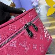 Uubags Louis Vuitton M26889 Nice Mini Bag Rose Pondichery Pink 20x13.5x12cm - 3