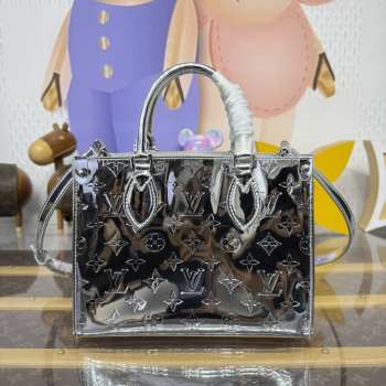 Uubags Louis Vuitton M26373 Ski Onthego PM Silver Bag 25x19x11.5cm