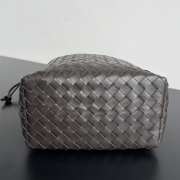 Uubags Bottega Veneta Intrecciato Biblioteca Bucket Bag In Fondant Soft Intrecciato Leather 33x24x14cm - 3