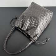 Uubags Bottega Veneta Intrecciato Biblioteca Bucket Bag In Fondant Soft Intrecciato Leather 33x24x14cm - 2