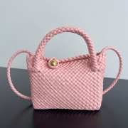 Uubags Bottega Veneta Mini Tosca Pink Leather Bag 20x16.5x7cm - 1