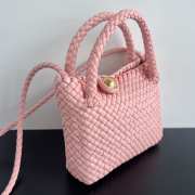 Uubags Bottega Veneta Mini Tosca Pink Leather Bag 20x16.5x7cm - 6