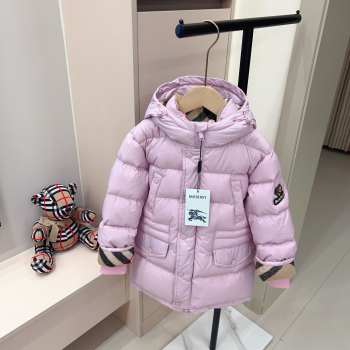 Uubags Burberry Kids Bensen Puffer Jacket In Pink
