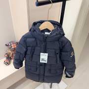 Uubags Burberry Kids Bensen Puffer Jacket In Navy Blue - 4