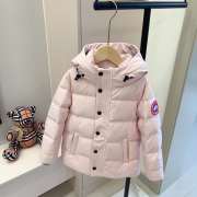 Uubags Canada Goose Kids Snowy Owl Parka In Vintage Rose - 1