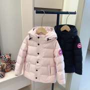 Uubags Canada Goose Kids Snowy Owl Parka In Vintage Rose - 5