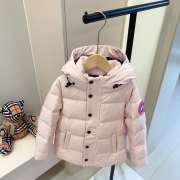Uubags Canada Goose Kids Snowy Owl Parka In Vintage Rose - 4