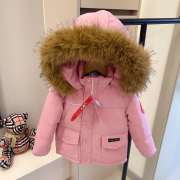 Uubags Canada Goose Children Down Snowsuit In Light Pink - 5