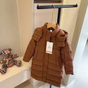 Uubags Lululemon Kids Long Down Puffer Coat In Brown - 1