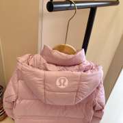 Uubags Lululemon Kids Long Down Puffer Coat In Pink - 2