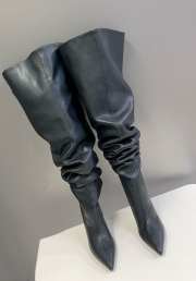 Balenciaga Slouchy Heeled Knee High Boots 8.5cm - 5