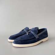 Uubags Loro Piana Summer Charms Walk Loafer In Ocean Heart - 2