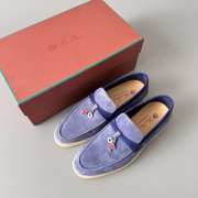 Uubags Loro Piana Summer Charms Walk Loafer In Purple - 1