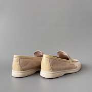 Uubags Loro Piana Summer Charms Walk Loafer In Himalaya Rose - 6