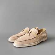 Uubags Loro Piana Summer Charms Walk Loafer In Himalaya Rose - 2