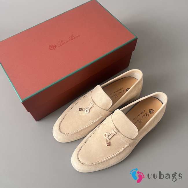 Uubags Loro Piana Summer Charms Walk Loafer In Beige 1 - 1