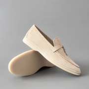 Uubags Loro Piana Summer Charms Walk Loafer In Beige 1 - 6