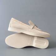 Uubags Loro Piana Summer Charms Walk Loafer In Beige 1 - 3