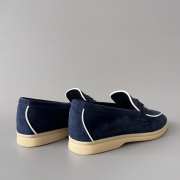 Uubags Loro Piana Summer Charms Walk Loafer In Blue - 2