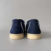 Uubags Loro Piana Summer Charms Walk Loafer In Blue - 3