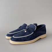 Uubags Loro Piana Summer Charms Walk Loafer In Blue - 6